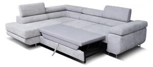 ANTEX MALIBU rozkládací sedací souprava s úložným prostorem bílo - šedá 277 x 70 - 89 x 203 cm