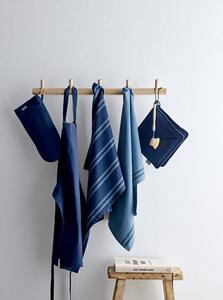 Set 2 modrých utěrek z bavlny Södahl, 50 x 70 cm