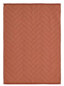 Červená kuchyňská utěrka z bavlny Södahl, 50 x 70 cm