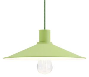 Creative cables Kovové stínidlo Swing pro objímku E27 Barva komponentu: Světle zelená