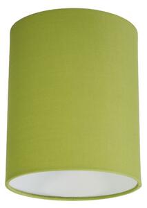 Creative cables Válcové plátěnné stínidlo pro objímku E27 Barva komponentu: Olivově zelené plátno