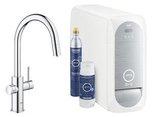 Grohe Blue kuchyňská baterie s filtrem stojící StarLight Chrome 31541000