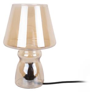Hnědá skleněná stolní lampa Leitmotiv Classic Glass, ø 16 cm