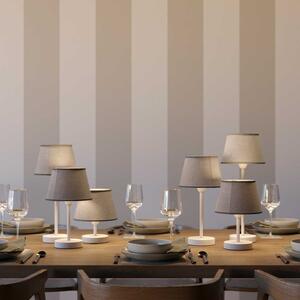 Creative cables Textilní stínidlo impero pro objímku E27 pro stolní nebo nástěnné lampy Barva komponentu: Světlá juta