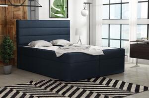 Boxspringová postel 160x200 INGA - modrá 1