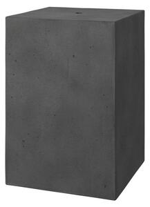 Creative cables Betonové stínidlo Cube pro závěsné lampy s kabelovou svorkou a objímkou E27 Barva komponentu: Tmavý beton
