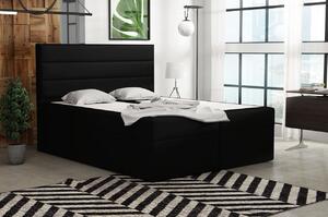 Boxspringová postel 160x200 INGA - černá