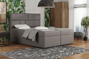 Designová postel s úložným prostorem 120x200 MELINDA - šedá 2