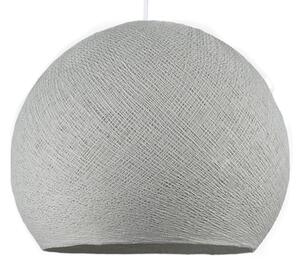Creative cables Stínidlo tvaru kupole z polyesterového vlákna - 100% vyrobené ručně Barva komponentu: Černá Perleťová, Velikost ⌀: L - 42cm