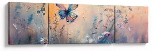 Obraz - Louka s motýlem II. (170x50 cm)