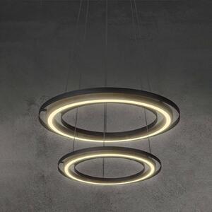 LED závěsné světlo Rilas kruhová stínidla 2 zdroje