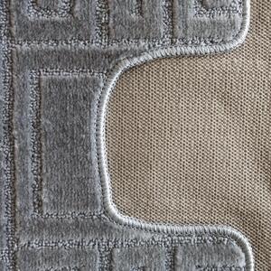 Sada koupelnových koberečků Montana Ethnic šedá