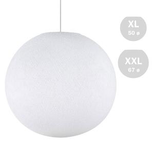 Creative cables Stínidlo koule Sphere Light, ručně tkané Barva komponentu: Bílá, Velikost ⌀: XXL - 67cm
