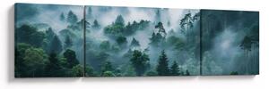 Obraz - Les v mlze (170x50 cm)