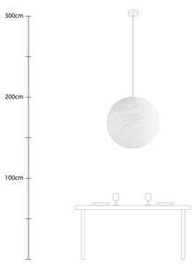 Creative cables Stínidlo koule Sphere Light, ručně tkané Barva komponentu: Antracit, Velikost ⌀: XL - 50cm