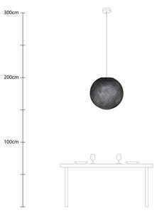 Creative cables Stínidlo koule Sphere Light, ručně tkané Barva komponentu: Bílá, Velikost ⌀: XXL - 67cm