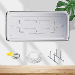Klimatizace - Condens water store bin - Device Protect - Nerezová ocel - 84x38cm - Stříbrná