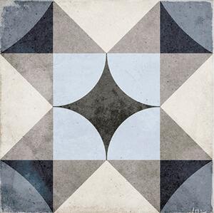 Equipe Art Nouveau Palais Blue 20x20 24410