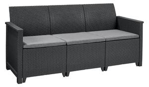 EMMA 3 seaters sofa set - grafit