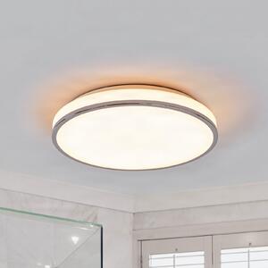 Stropní lampa Lindby, Lyss, Bílá, Koupelna, Sklo, Moderní