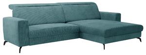 ROHOVÁ SEDAČKA, textil, petrolej Sit & More - Sedací soupravy, Online Only