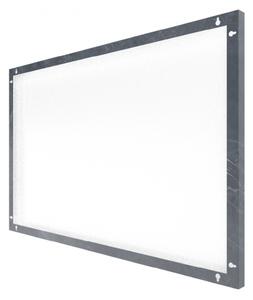 ALLboards METAL MB96_00034 kovový obraz antracitově šedý mramor 90 x 60 cm