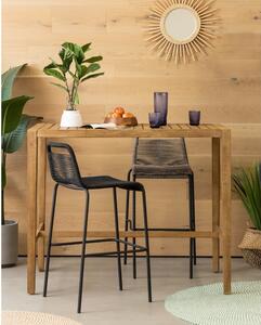 Zahradní jídelní stůl z eukalyptového dřeva Kave Home Cybille, 130 x 80 cm