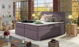 ZETKA DIVALO 180x200 moderní boxspring postel s úložným prostorem fialová 180 x 117 x 205 cm