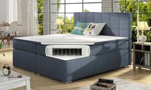 ZETKA ALICIE 180x200 moderní boxspring postel s úložným prostorem šedá 180 x 117 x 205 cm
