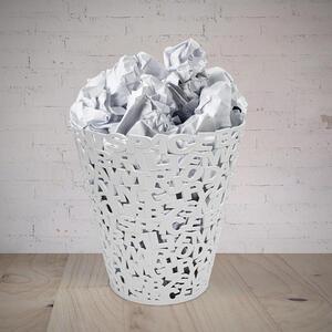 Odpadkový koš Letters | bílý