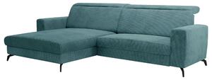 ROHOVÁ SEDAČKA, textil, petrolej Sit & More - Sedací soupravy, Online Only