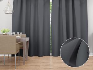 Biante Dekorační závěs Rongo RG-076 Šedý 140x140 cm