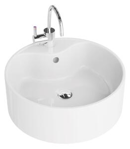 LaVita Teneryfa umyvadlo 41x41 cm kulatý na pult bílá 5908211470849