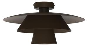 Stropní svítidlo PLATO 1xE27/15W/230V pr. 32 cm hnědá