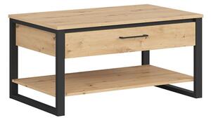 DODSON konferenční stolek LAW1S, dub artisan/černá
