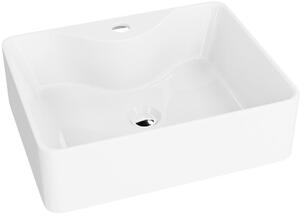 LaVita Castor umyvadlo 47.5x37 cm obdélníkový na pult bílá 5900378325994