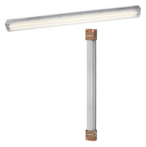 LED vlhkuodolné svítidlo 2x15W, 1200mm Studená Bílá