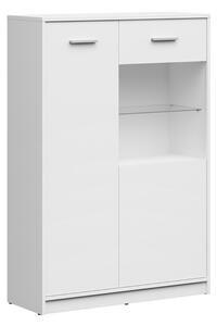 NEPO PLUS vitrína REG1D1W/90, bílá