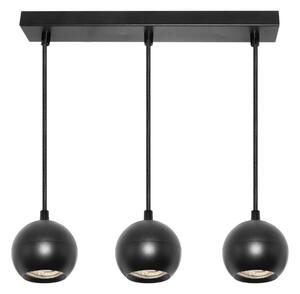 Černá Bodovka SPHERAL 3xGU10 ZÁVĚSNÁ 390 mm