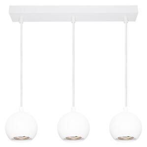 Bílá Bodovka SPHERAL 3xGU10 ZÁVĚSNÁ 390 mm