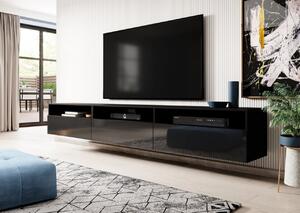 Televizní stolek ANNEMARIE - černý