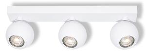 Bílá Bodovka SPHERAL 3xGU10 380 mm
