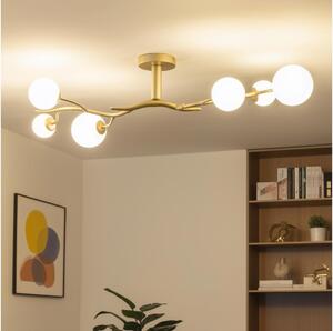 Brilagi - LED Přisazený lustr MISTEL 6xG9/3W/230V zlatá/bílá