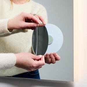5-násobné zvětšovací zrcadlo s magnetem pro koupelnu, 15 cm, bezpečnostní film, kosmetické a holení zrcadla, flexibilní fixace a umístění