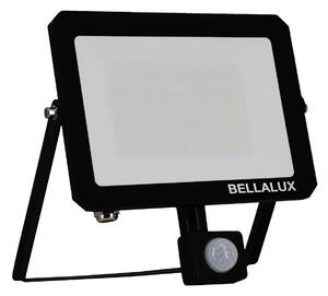 Venkovní LED reflektor se senzorem VITAL, 50W, Teplá bílá, Černý