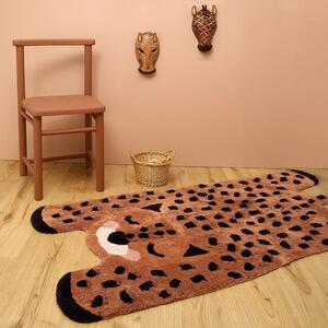 Dětský bavlněný ručně vyrobený koberec Nattiot Little Cheetah, 65 x 125 cm