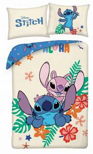 Dětské povlečení Lilo a Stitch 140x200 Halantex 100% bavlna Disney Sticz