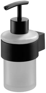 BISK Futura black dávkovač mýdla 250 ml WARIANT-černá-skloU-OLTENS | SZCZEGOLY-černá-skloU-GROHE | černá-sklo 02953