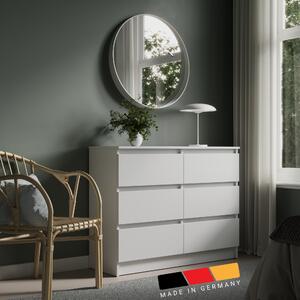 Komoda se 6 zásuvkami 100x78 cm komoda bílá dřevěná skříň komoda příborník příborník příborník organizér šířka 100 cm výška 78 cm