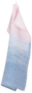Lapuan Kankurit Lněný ručník Saari, modro-růžový